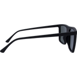 Noah Premium Polarised Rectangle Sunglasses - Black Blue